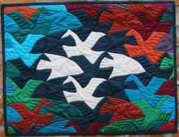 Birds and Fishes  Escher - 82 x 63 cm.