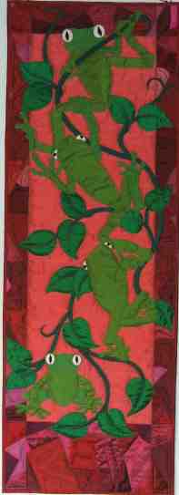 Beths Frogs - 36 x 104 cm.