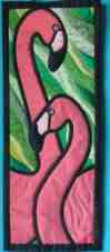 Flamingo 2 - 18 x 43 cm.