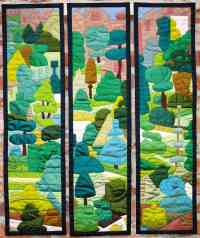 Levens Trees - Each Panel 25 x 91 cm.
