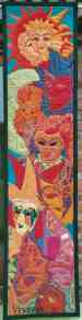 Masks of Venice - 61 x 269 cm.